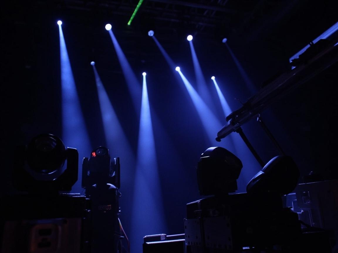 Éclairage de scène professionnel